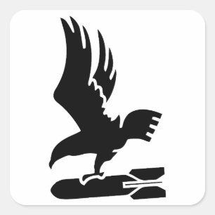 Sticker Carré Insigne Kampfgeschwader 2 (1./KG 2)