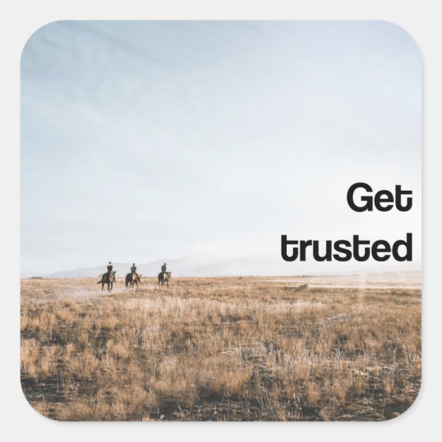 Sticker Carré InspiroSticker (Devant)