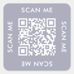 Sticker Carré instagram business modern Scan me qr code