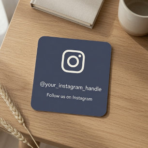 Sticker Carré Instagram personnalisé pour suivre les réseaux soc