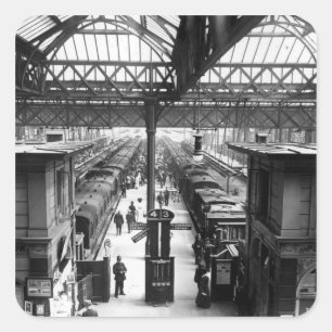 Sticker Carré Intérieur de Charing Cross Station, Londres