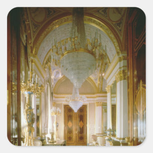 Sticker Carré Intérieur des appartements privés