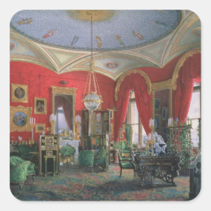 Sticker Carré Intérieur du palais d'hiver