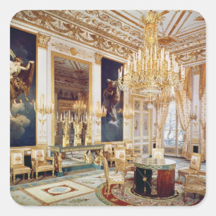 Sticker Carré Intérieur du Salon des Quatre Saisons