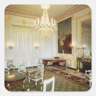 Sticker Carré Intérieur du salon Vert
