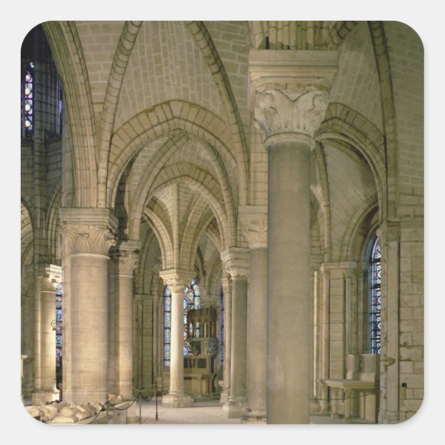Sticker Carré Interior view of the ambulatory (photo) (Devant)