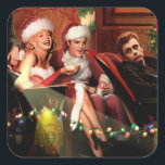 Sticker Carré Interlude de Christmas<br><div class="desc">CHRIS CONSANI | PRODUCED UNDER LICENSE FROM ARTIST,  PUBLISHED AND DISTRIBUTED BY JADEI GRAPHICS,  ALL RIGHTS RESERVED</div>