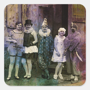 Sticker Carré Intervalle au cirque