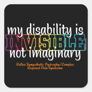 STICKER CARRÉ INVISIBLE...CRPS/SDR