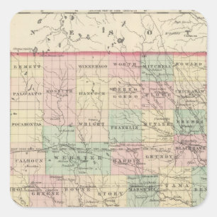 Sticker Carré Iowa 2