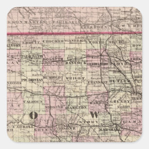 Sticker Carré Iowa 4