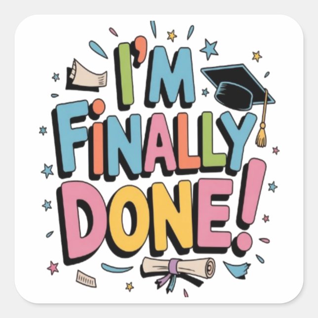 Sticker Carré iPhone / coque ipad (Devant)