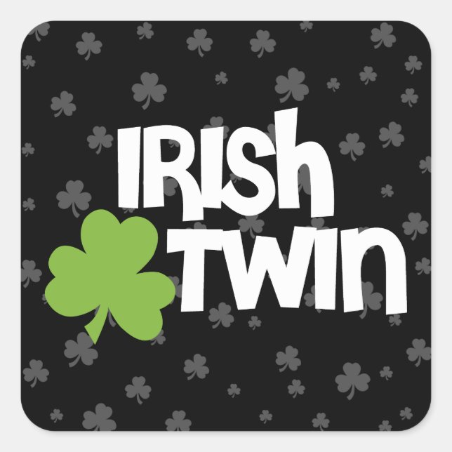 Sticker Carré Irish Twin (Devant)