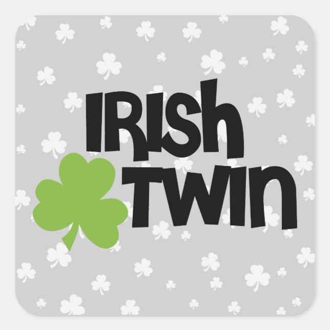 Sticker Carré Irish Twin (Devant)