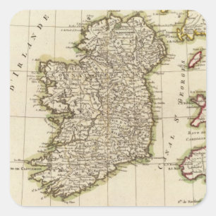 Sticker Carré Irlande 3