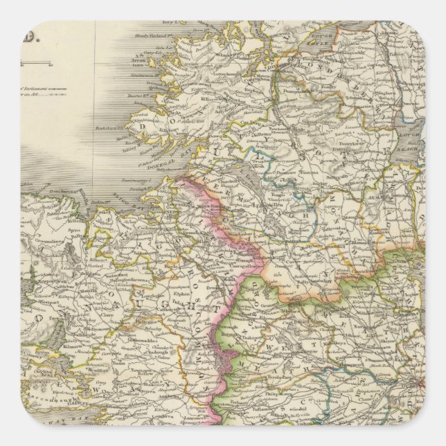 Sticker Carré Irlande 4 (Devant)