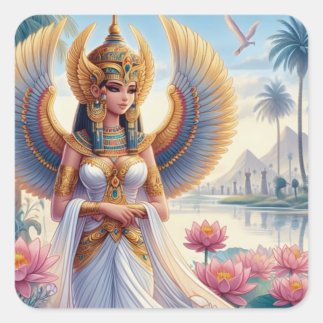 Sticker Carré Isis: Goddess of the Nile (Devant)