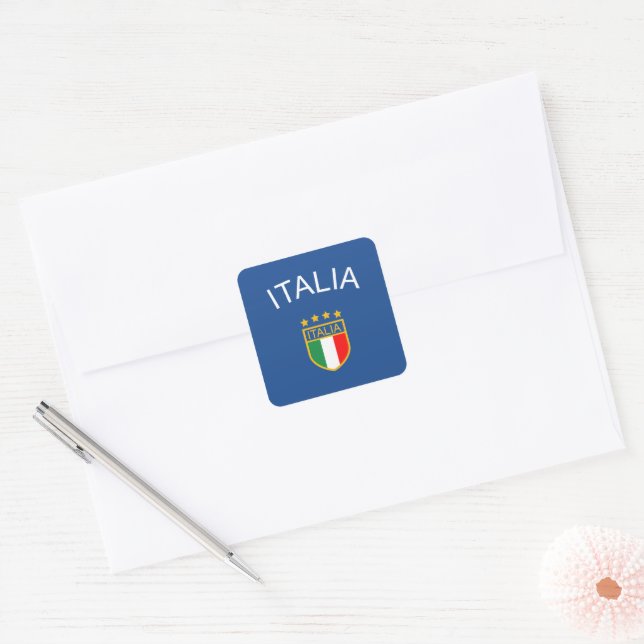 Sticker Carré Italie (Enveloppe)