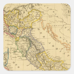 Sticker Carré Italie 4