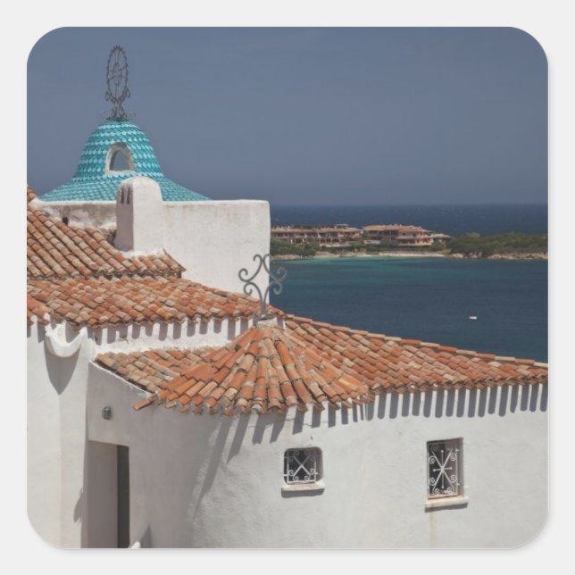 Sticker Carré Italie, Sardaigne, Porto Cervo. Chiesa di Stella (Devant)