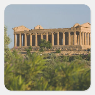 Sticker Carré Italie, Sicile, Agrigente, La Valle dei Templi, 4