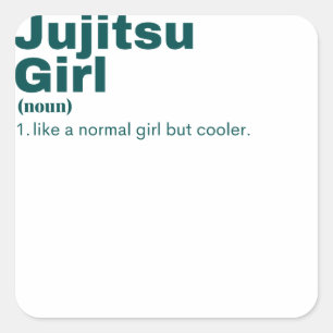 Sticker Carré itsu Girl - Jujitsu