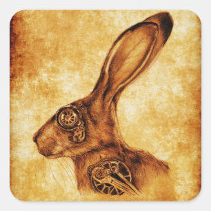 STICKER CARRÉ JACK STEAMPUNK