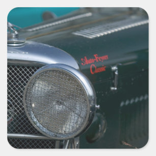 Sticker Carré jaguar antique