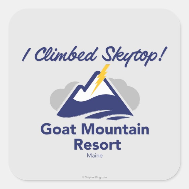 Sticker Carré J'Ai Monté Skytop ! (Devant)