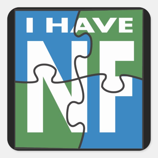 Sticker Carré J'ai NF (Devant)