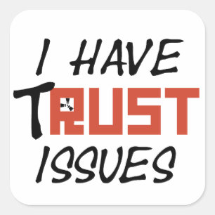 Sticker Carré J'ai tRUST émet RBC