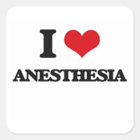 J'aime l'anesthésie