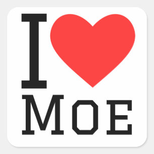 Sticker Carré J'aime plus