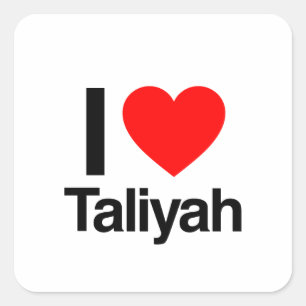 Sticker Carré j'aime taliyah