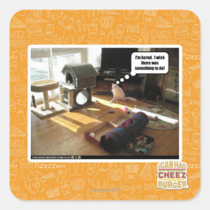 Sticker Carré J'aimerais qu'il y ait quelque chose à faire