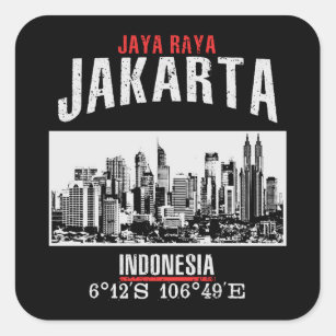 Sticker Carré Jakarta