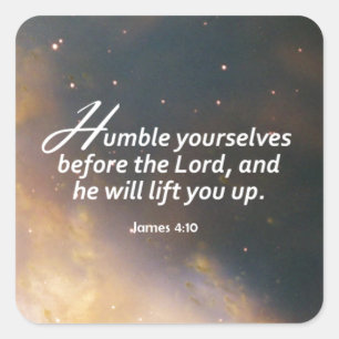 Sticker Carré James 4:10