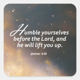 Sticker Carré James 4:10