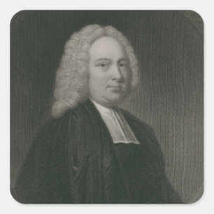 Sticker Carré James Bradley, gravé par Edward Scriven