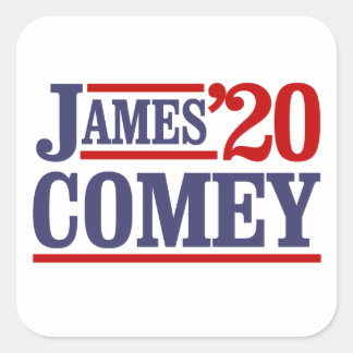 Sticker Carré James Comey pour le président 2020 -