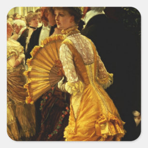 Sticker Carré James Tissot the Ball, c.1878