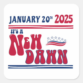 Sticker Carré JAN 20 24_c'est une nouvelle Dawn _dsgn 1