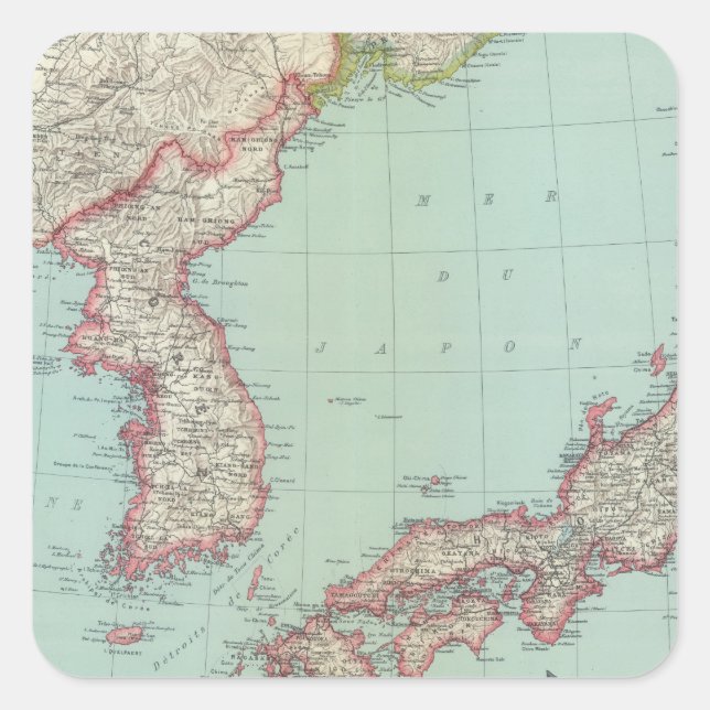 Sticker Carré Japon (Devant)