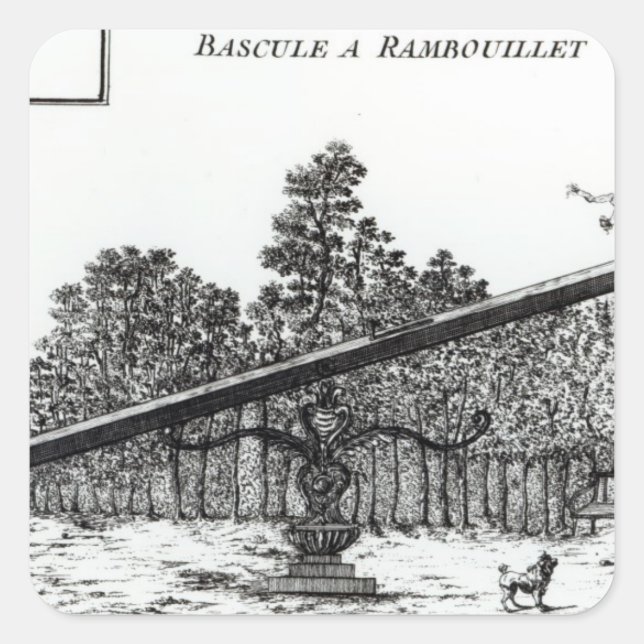 Sticker Carré Jardin vu à Rambouillet, de 'Details des N (Devant)