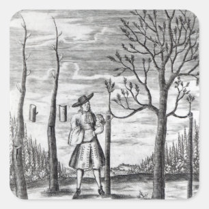 Sticker Carré Jardinage et Maladies Plantes