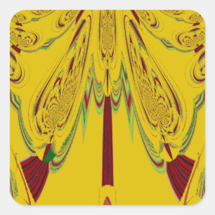 Sticker Carré jaune