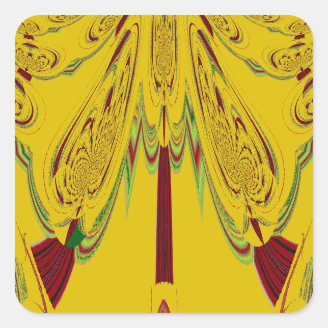 Sticker Carré jaune (Devant)