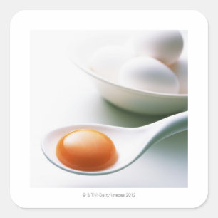 Sticker Carré Jaune