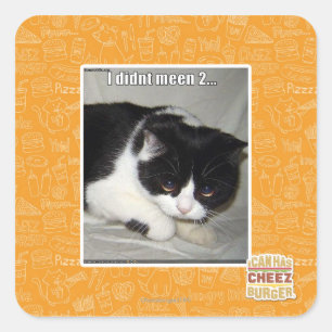 Sticker Carré Je n'ai pas été 2