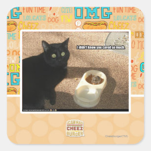 Sticker Carré Je ne sais pas si vous vous en souciez